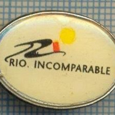 1081 INSIGNA - RIO INCOMPARABLE - BRAZILIA -aviatie?, turism? -starea ce se vede.