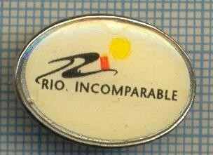 1081 INSIGNA - RIO INCOMPARABLE - BRAZILIA -aviatie?, turism? -starea ce se vede. foto