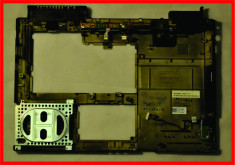 Carcasa inferioara base cover bottom base Dell XPS M1530 1530 COMPLETA cu buton power, difuzoare, buton WIFI, XR533 foto