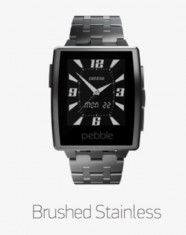 Pebble Steel Smartwatch Stainless foto