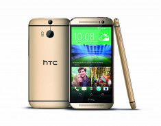 HTC One M8 2 Gold Auriu Smartphone 16gb LTE 4G Garantie ! Bonus Husa Super Oferta de Weekend ! Livrare Gratuita ! foto