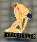 1115 INSIGNA - INOT - BARCELONA &#039;92 -JOCURILE OLIMPICE DE VARA -starea ce se vede.