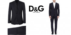 DOLCE &amp;amp;amp; GABBANA MAN - ORIGINAL, COSTUM Barbati, NAVY MARTINI, 2 nasturi, SUPER PRET! Marime 52. OUTLET ARAD. Produse NOI originale REDUSE! foto