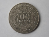 100 FRANCS 1997 AFRICA DE VEST