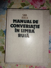 Manual de conversatie in limba rusa-Sima Borlea foto