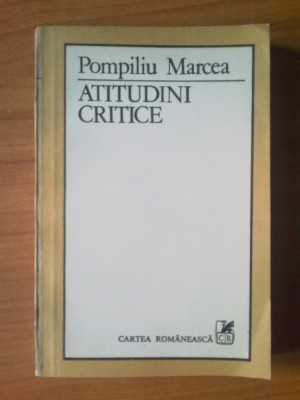 k2 Atitudini critice - Pompiliu Marcea foto