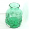 Vaza cristal verde smarald suflata manual - design Amie Stalkrantz, Mantorp