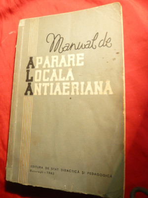 Manual de Aparare Locala Antiaeriana Ed. 1962 foto