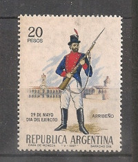 Argentina.1967 Ziua Armatei-Uniforme militare EB.325 foto