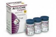 Teste pt glucometrul ACCU CHEK COMPACT PLUS ( 17 teste) foto