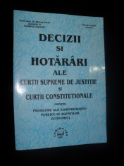 Decizii si hotarari ale curtii supreme de justitie si curtii constitutionale foto