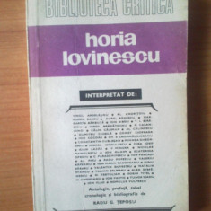 k2 Horia Lovinescu interpretat de ....