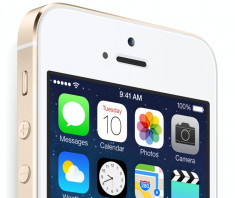Iphone 5S GOLD 64GB NOU, Neverlocked, No-Box, Poze Reale - Okazie! foto