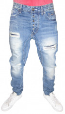 (NOU) BLUGI CONICI CU TUR LASAT - CU RUPTURI MULTE - SKINNY / SLIM - (TOATE MARIMILE: 28, 30, 32, 34, 36, 38) foto