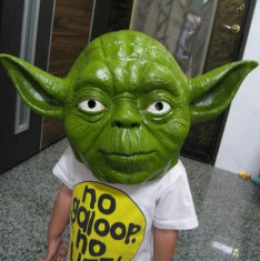 Masca Star Wars Master Yoda Halloween cosplay starwars razboiul stelelor +CADOU! foto