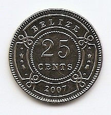 Belize 25 centi 2007 KM-36 UNC !!! foto