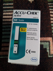 Teste glicemie (bandelete) aparat ACCU-CHEK ACTIVE foto