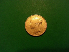 Moneda aur Sovereign 1845 foto