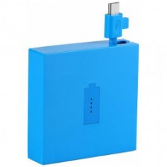 Incarcator portabil universal Nokia baterie 1720 mAh 600mAh DC-18 CYAN Original foto