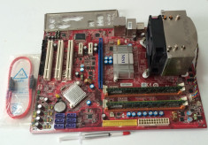 KIT LGA 775 MSI NEO P45 + Procesor Intel QuadCore X5365 (Q9450) 3Ghz 8MB Cache + Cooler cupru + 4GB DDR2 Kingston foto