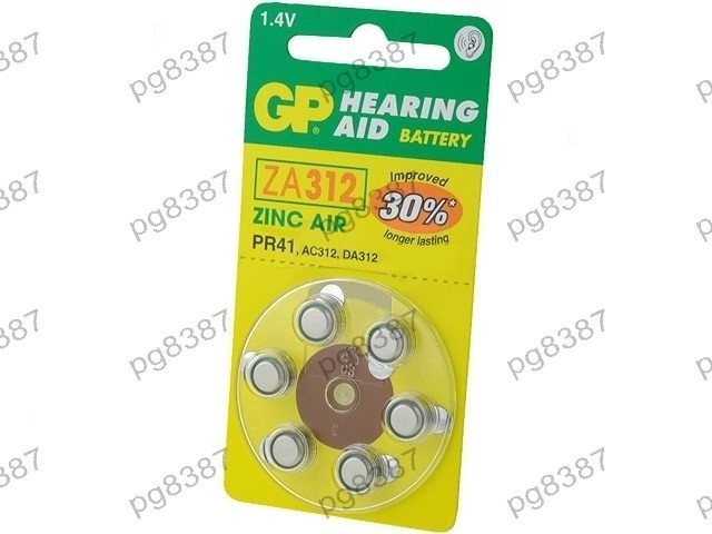 Baterie AC312, R36, zinc-aer (ZnO2), 1,4V, GP, pentru aparate auditive-050421 Baterie AC312, R36, zinc-aer (ZnO2), 1,4V, GP, pentru aparate auditive-050421