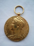 Medalie aurita Franta Ministere du Travail &quot;Honneur Travail &quot; gravor A.Borrel