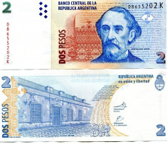 ARGENTINA 2 pesos 2010 - UNC foto