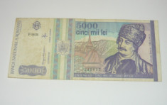 5000 lei 1993 - Avram Iancu - ROMANIA - F++ - 2+1 gratis toate produsele la pret fix - RBK6733 foto