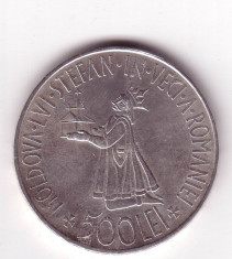 moneda argint-500 lei 1941 foto