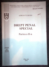 Adrian Tulbure, Drept penal special foto