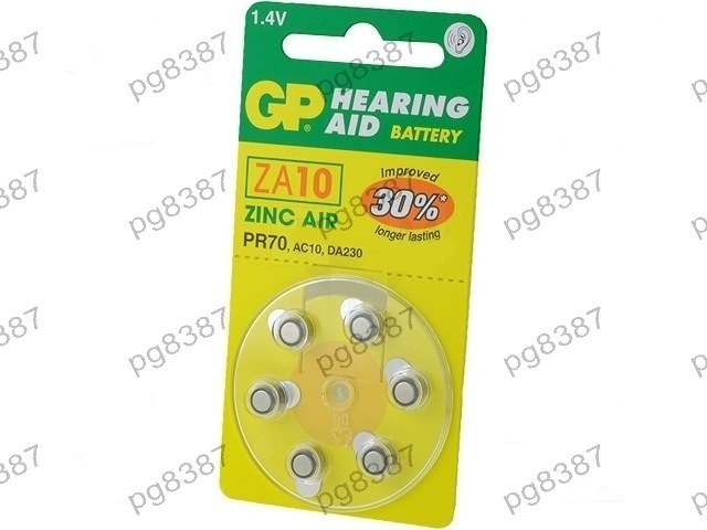 Baterie AC10, R536, zinc-aer (ZnO2), 1,4V, GP, pentru aparate auditive-050419 Baterie AC10, R536, zinc-aer (ZnO2), 1,4V, GP, pentru aparate auditive-050419