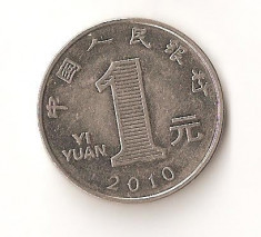 Moneda 1 yuan 2010 - China foto