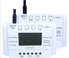 REGULATOR / CONTROLLER SOLAR MPPT T20 / M20 LCD Panouri celule fotovoltaice + MC4 foto