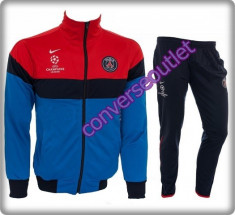 Trening NIKE - PARIS SAINT GERMANIN - PSG - Bluza NIKE si Pantaloni Conici NIKE - Modele si Culori diverse - Pret special - LIVRARE GRATUITA - foto