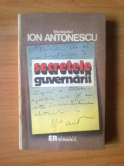 t Secretele Guvernarii - Maresalul Ion Antonescu foto