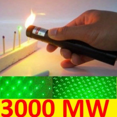 Laser pointer/ verde 3000mlw foto