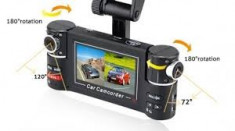 Camera video auto HD cu DVR AUTO cu display ,pt. masina sau casa, F30 DRIVING RECORDER foto