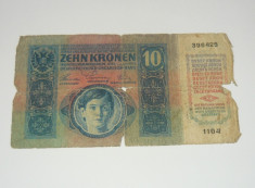 10 korona - coroane 1915 - AUSTRIA-UNGARIA - 2+1 gratis toate produsele la pret fix - RBK6724 foto