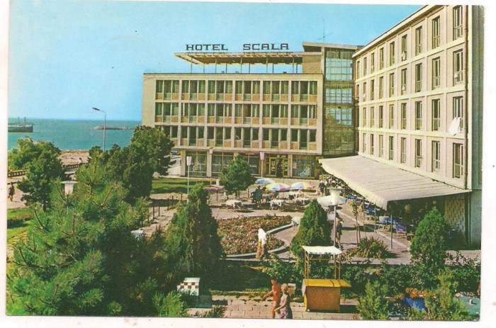 #carte postala(ilustrata)-MANGALIA SUD -Hotel scala