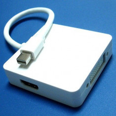 Cablu Adaptor 3in1 mini displayport, pentru MACbook, Surface, etc. Nou foto
