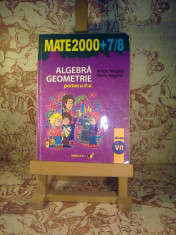 Anton Negrila - Mate2000+7/8 Algebra Geometrie clasa a VII a partea 2 foto