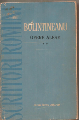 (C5037) OPERE ALESE DE BOLINTINEANU, EDITURA PENTRU LITERATURA, 1961, VOL.II, (2) foto