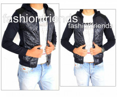 Jacheta tip ZARA bleumarin - jacheta slim fit - jacheta fashion - jacheta casual - CALITATE GARANTATA - cod produs: 2916 foto