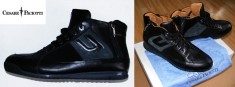 Cesare PACIOTTI &amp;quot;ANTHILOP SNEAKER&amp;quot; GHETE SPORT Barbati, cu fermoare, Piele Naturala Int / Ext, Marime 7 UK(41) OUTLET Produse ORIGINALE REDUSE! foto
