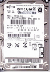 Hard laptop Fujitsu MHV2040AH 40 Gb 5400 Rpm Ide foto