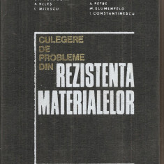 (C5030) CULEGERE DE PROBLEME DIN REZISTENTA MATERIALELOR DE GH. BUZDUGAN, EDP, 1975