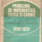 (C5042) PROBLEME DE MATEMATICA, FIZICA SI CHIMIE PT. CONCURSURILE DE ADMITERE IN INVATAMANTUL SUPERIOR IN ANII 1978-1979, DE SABAC, OLARIU....1980
