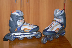 Role Hy Skate marimea 45, cadru aluminiu, roti silicon, ABEC 7, in stare impecabila foto