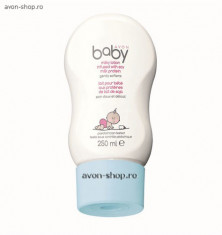 Lotiune pentru piele cu proteine de lapte si soia Avon Baby foto