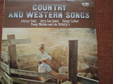 Country and western songs disc vinyl lp selectii johnny cash jerry lee lewis VG+